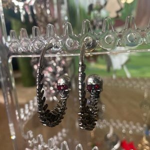 skeleton earrings